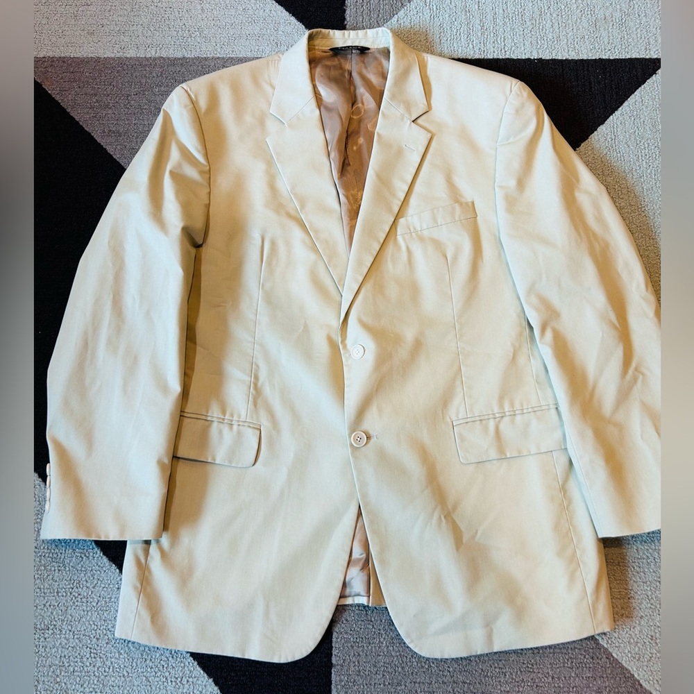 Jos. A. Bank Cream Sport Coat Summer design. size 44